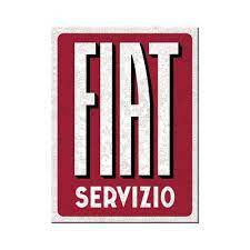 Magnet Fiat Servizio 6 cm x 8 cm