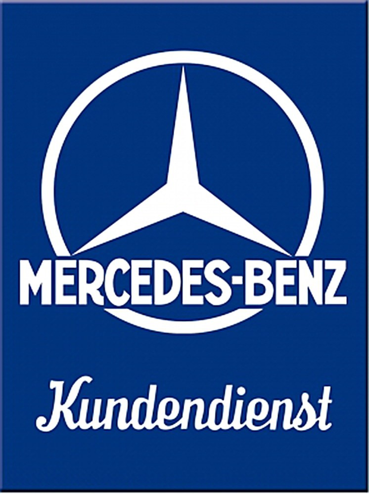 Magnet Mercedes-Benz - Kundendienst 6 cm x 8 cm
