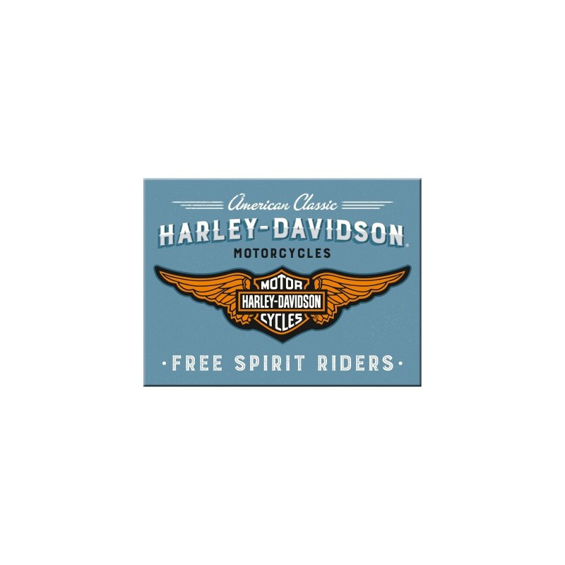 [4036113143750] Magnet - Harley Davidson Free Spirit Riders 6x8 cm