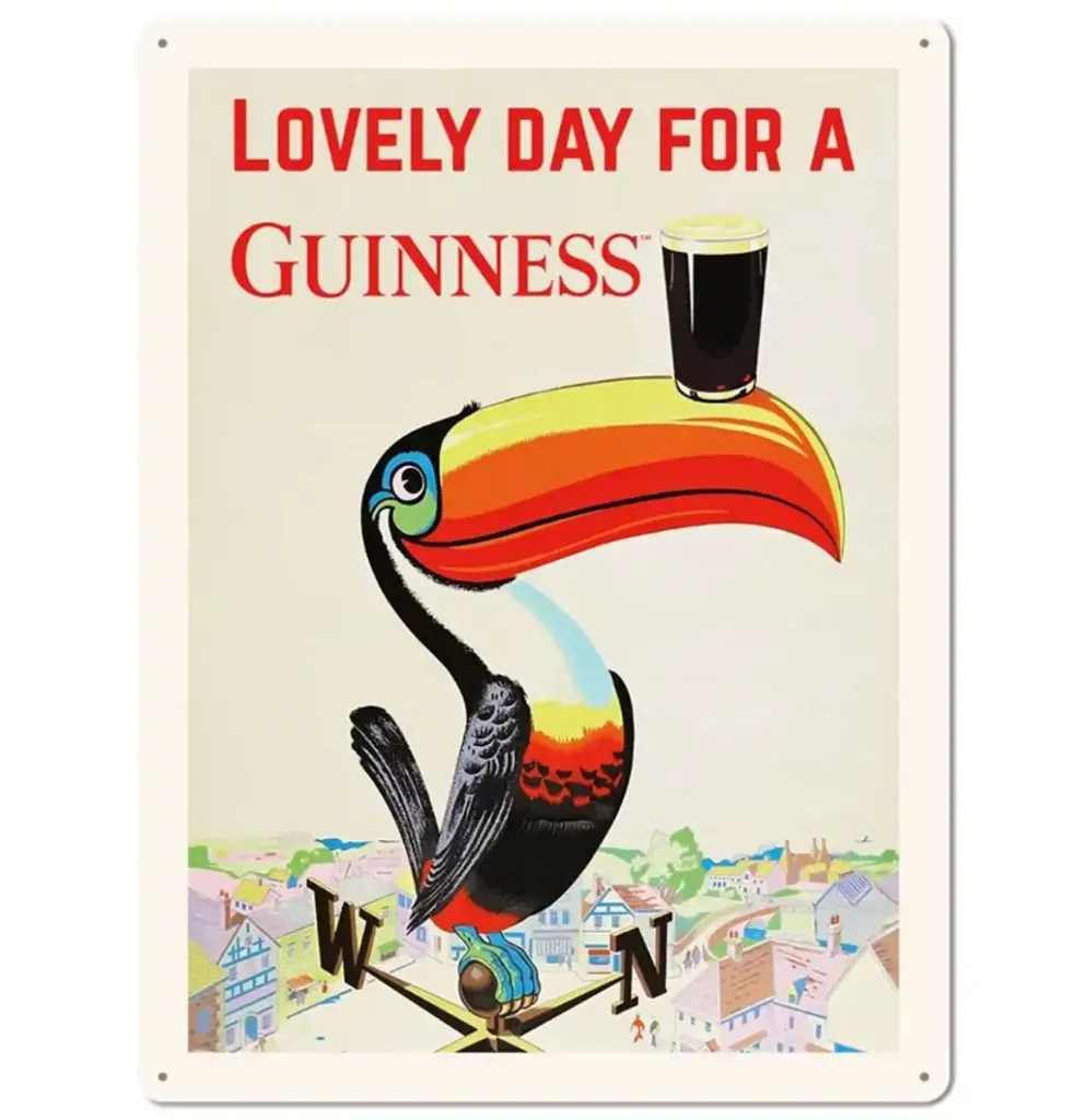 Targa Metallica Guinness Lovely Day For A Guinness