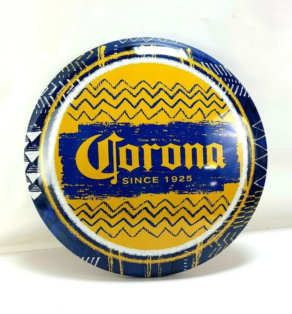 Targa Metallica Corona Beer Since 1925
