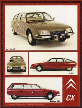 Targa Metallica Citroen CX