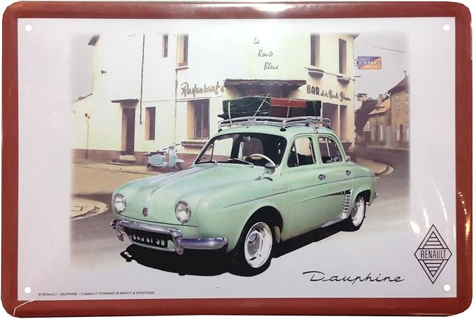Targa Metallica Renault Dauphine