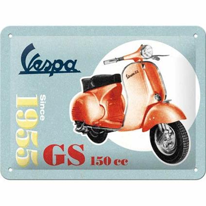 Targa Metallica Vespa GS 150cc