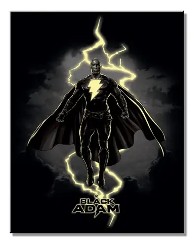Targa Metallica Black Adam