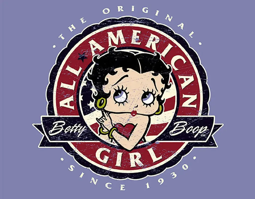 Targa Metallica Betty Boop