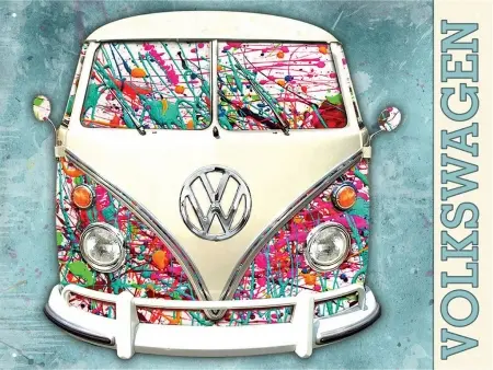 [92221011255] Volkswagen Bulli Mini Van Graffiti 