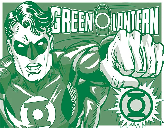 [605279117338] Targa Metallica Green Lantern