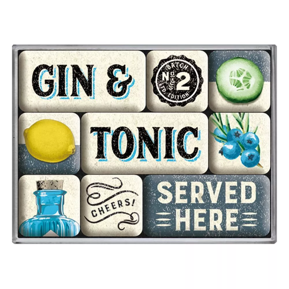 Gin & Tonic Calamite Set 9 Pezzi