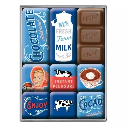 Chocolate Calamite Set 9 Pezzi