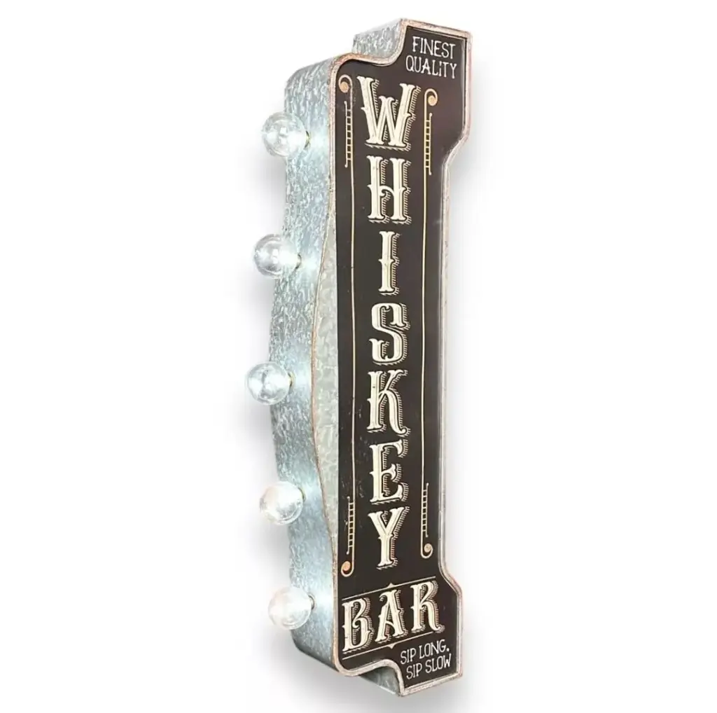 Insegna A Led Whiskey Bar