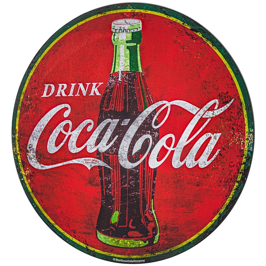 Drink Coca Cola Oversized Metal Sign Wall Decor