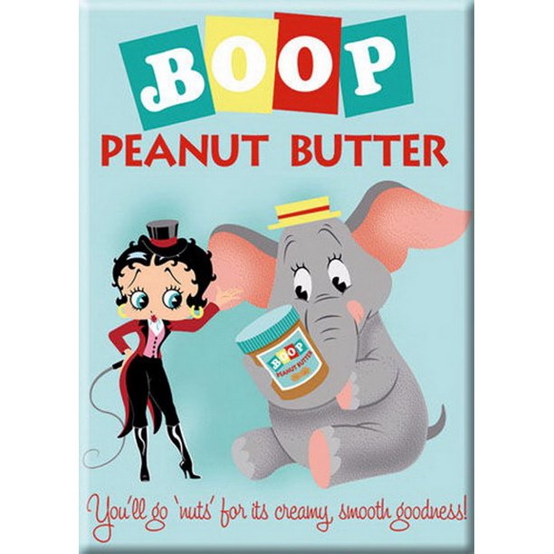 Targa Metallica Betty Boop Peanut Butter