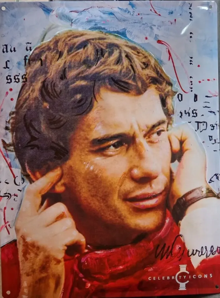 Targa Metallica Ayrton Senna da Silva