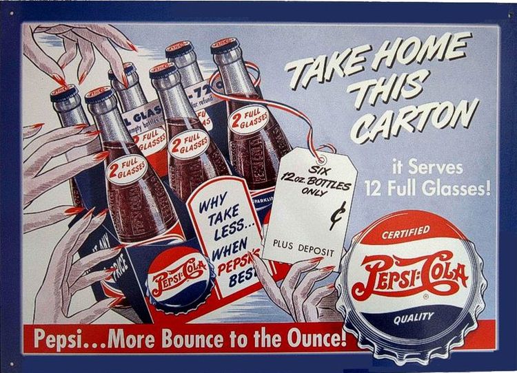 Pepsi Take Home Carton