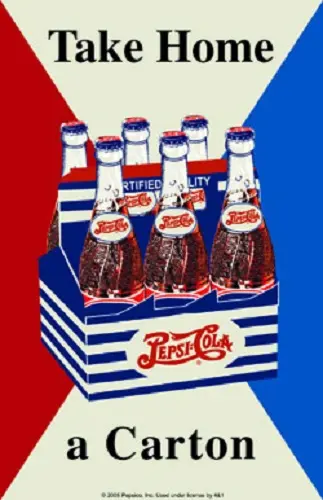Pepsi-Cola Take Home A Carton