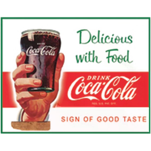 Coca-Cola Delicious with Food