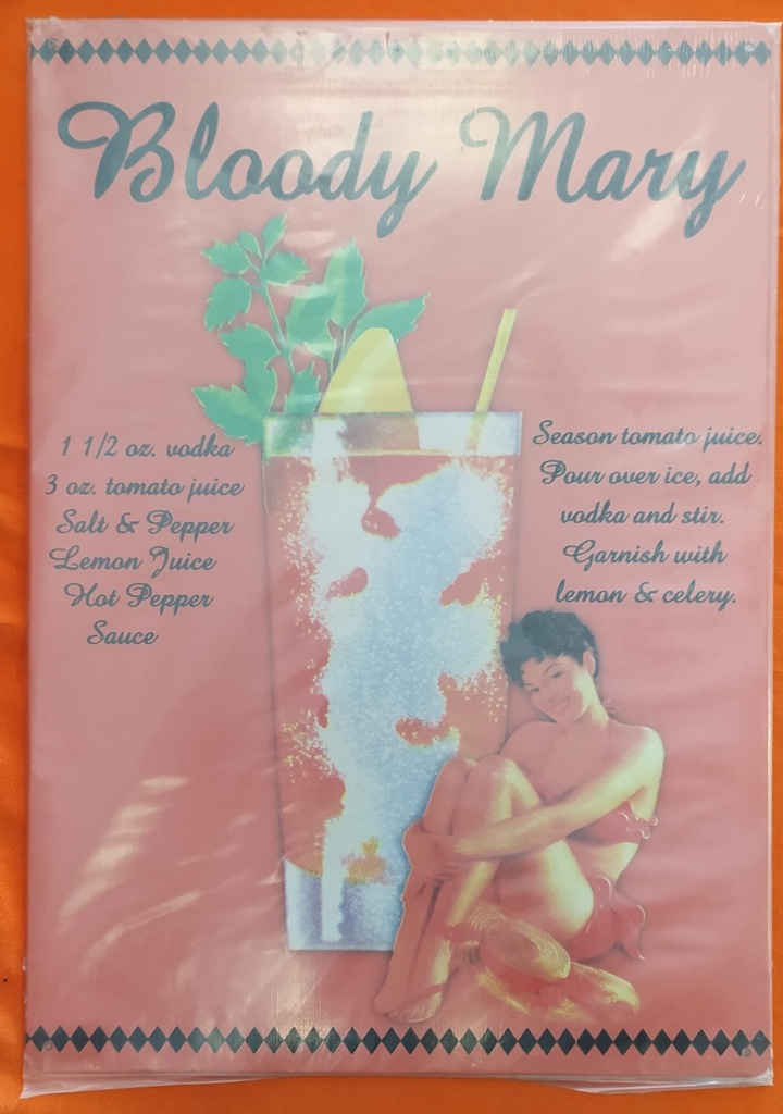 Targa Metallica Blody Mary