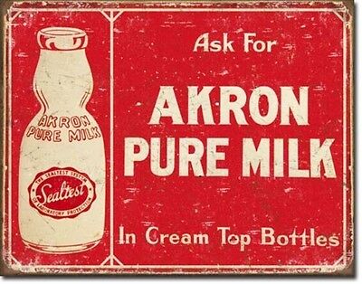 Akron Pure Milk Cream Top Bottles