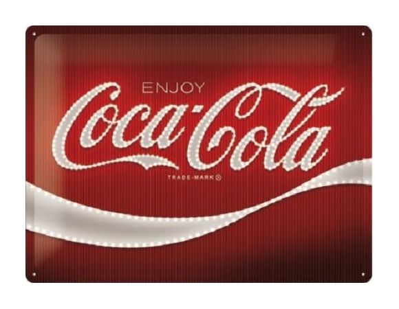 Coca-Cola  Logo Red Lights