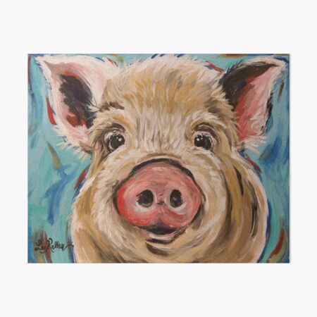 [605279124206] Pig art, "Octavia" by Lee Keller"