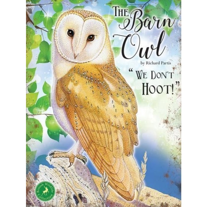 Targa Metallica Barn Owl