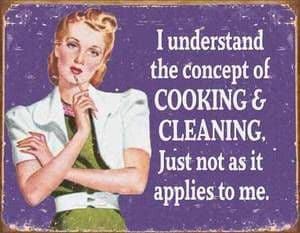 I understand the concept of cooking