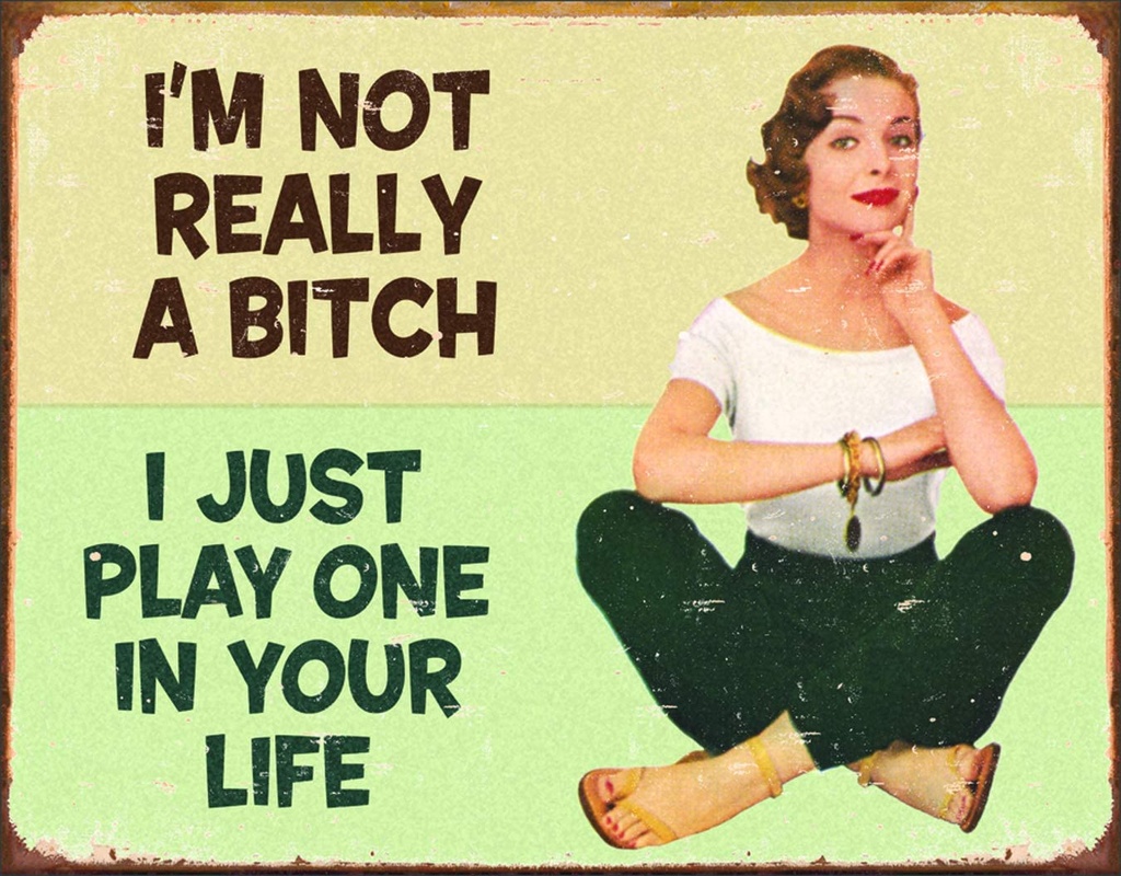 I'm Not Really A Bitch I Just Play One in Your Life