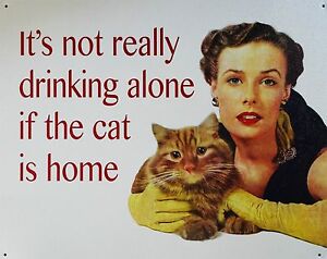 [965544221] It's Not Really Dinking Alone If the Cat is home 