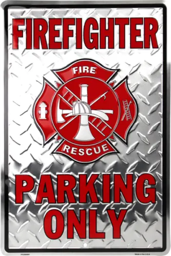 [966321255588] Firefighter Parking Only