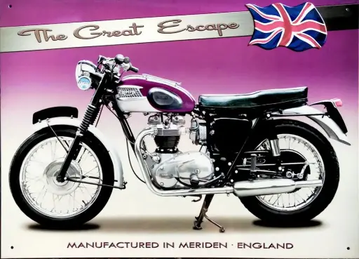 [985422122] Triumph TR6 Trophy "The Great Escape