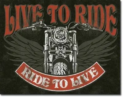 [605279121007] Live to Ride - Ride to Live Motorcycle