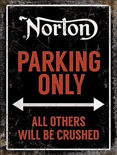[96520022223] Norton Motorbike Parking Only