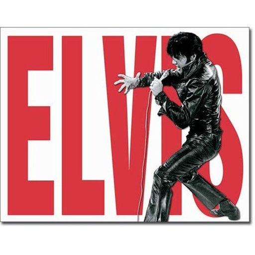 [605279118908] Elvis Presley in Black Leather