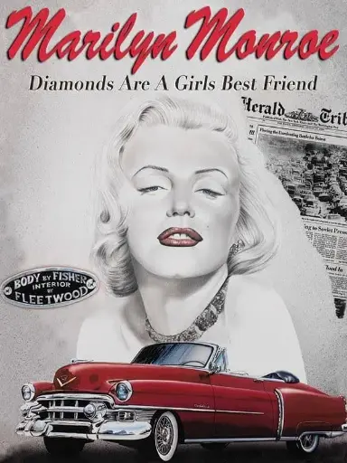 [922210012244] Marilyn Monroe Diamonds