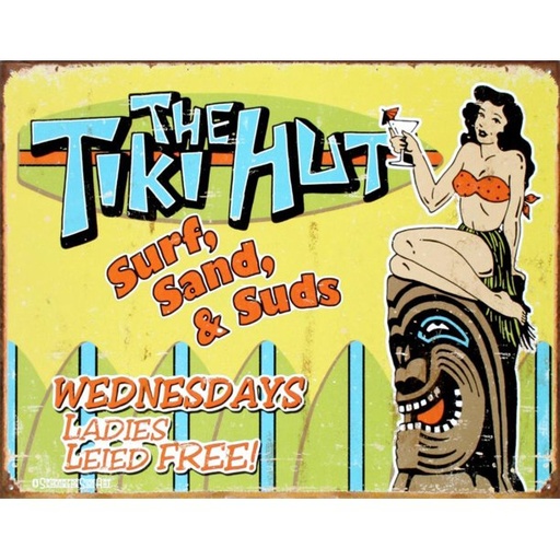 [605279114177] Tiki Hut Tropical Cocktail Bar