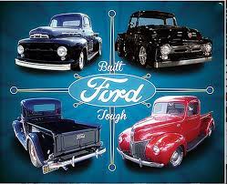 [958741235] Ford Built Tough Four Trucks