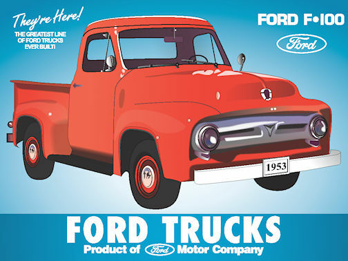 [93155495463] Ford Trucks 1953 F-100