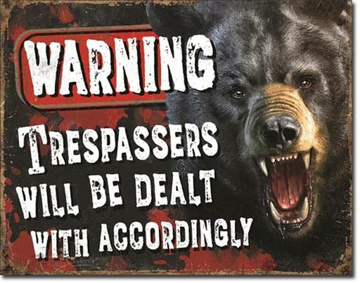 [605279122998] Trespassers Bear