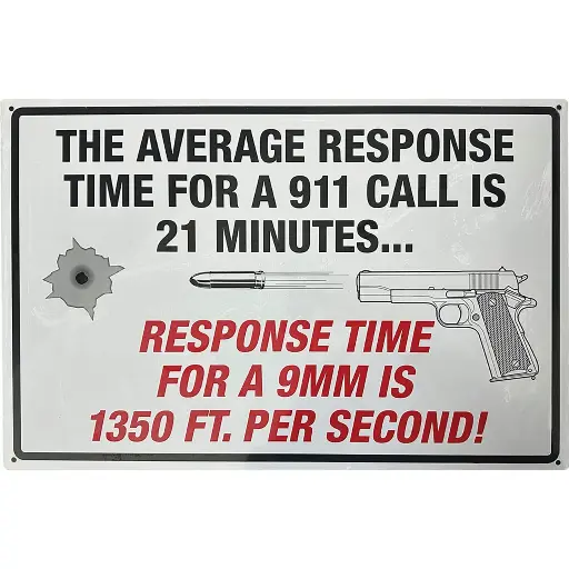 [061194269125] The Average Response Time For A 9MM Minutes