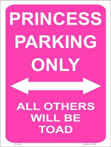 [951481310] Princess Parking Only