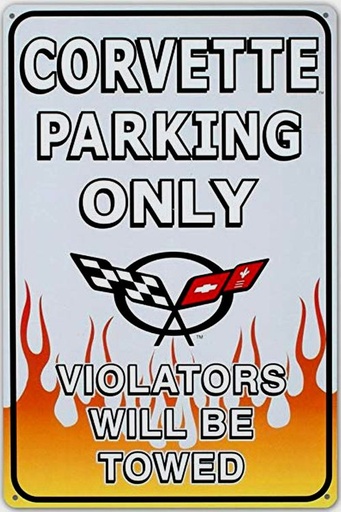 [92168464534] Corvette Parking Only
