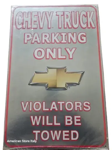 [948159616] Chevy Truck Parking Only