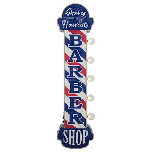 [680041063655] Insegna Led Barber Shop 