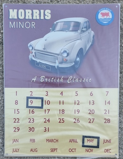 [0808080000] Morris Minor Calendar