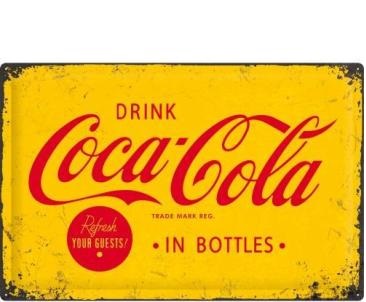 [4036113240077] COCA-COLA YELLOW LOGO 40X60