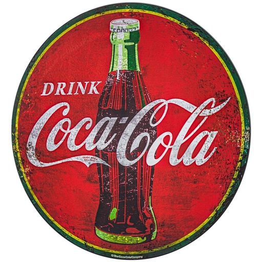 [680041254978] Drink Coca Cola Oversized Metal Sign Wall Decor