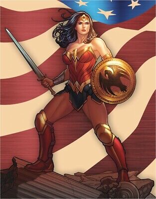 [605279102389] Wonder Woman Flames DC Comics