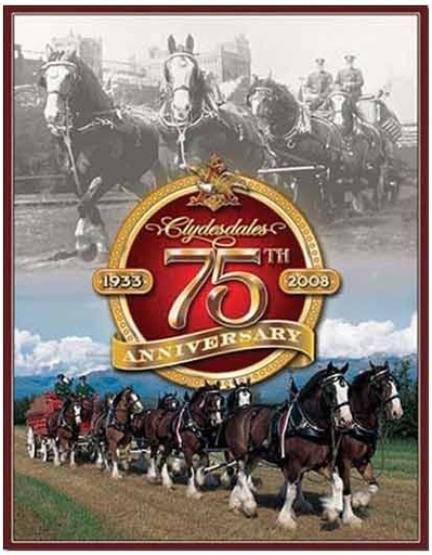 [955566233] Budweiser Clydesdales 75th Anniversary