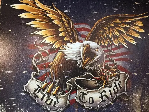 [605279114412] Eagle Live To Ride